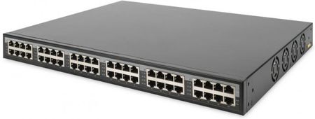 Digitus 24-Port Gigabit Poe+ Injector 24 Ports Data In Out+Poe 370W Power Support (DN95117)
