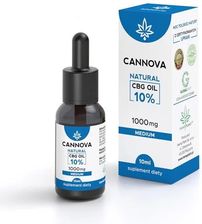 Zdjęcie CANNOVA Natural CBG Oil 10% Olej konopny Medium 10ml - Działdowo