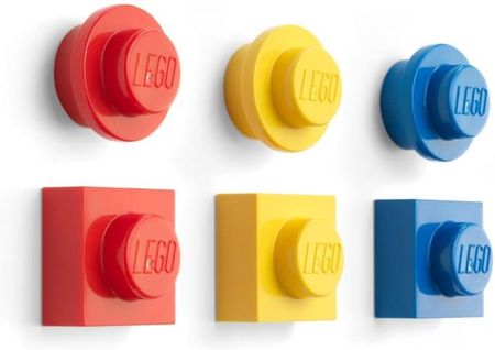 Lego Classic Zestaw Magnesów Czerwone Żółte Niebieskie 6Szt. 43200800