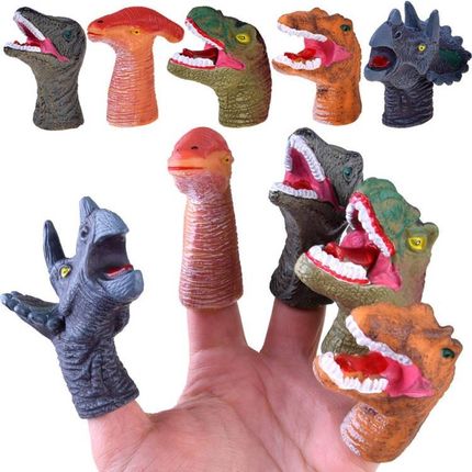 Jokomisiada Dinozaur Pacynki Na Palec Gumowe Figurki 5 Za4333