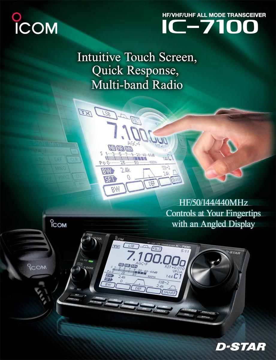 Icom Ic-7100 Radiotelefon Hf Vhf Uhf D-Star 100W - Opinie i ceny na ...