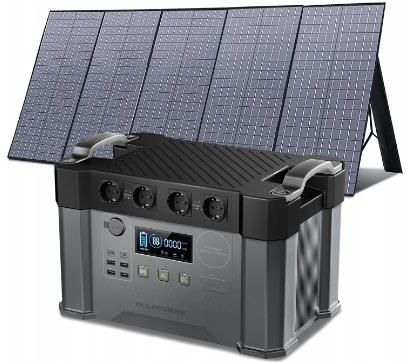 Allpowers Generator Prądu 2000W Z Panelem Słonecznym 400W