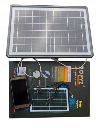 Solar Panel Solarny Ładowarka Solarna 12W Usb 6V