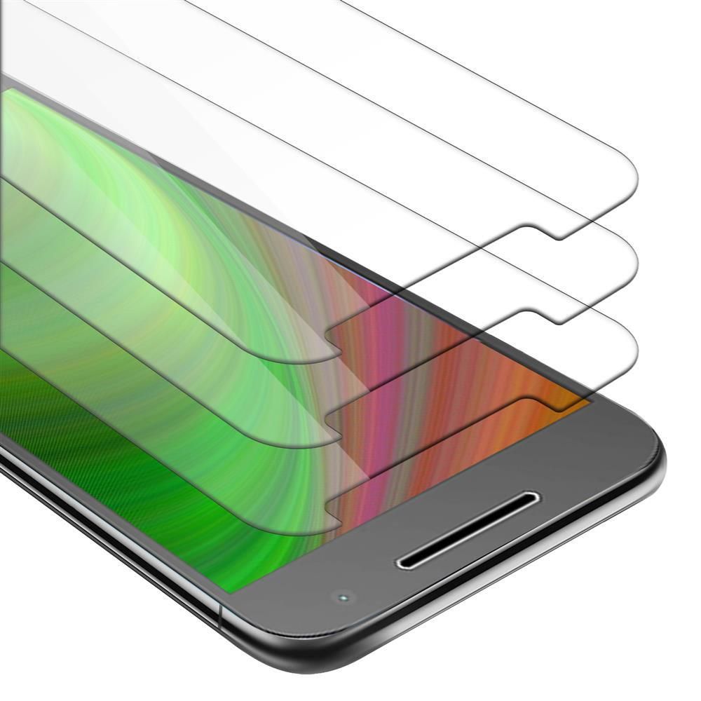 Cadorabo 3x Pellicola Protettiva compatibile con Motorola MOTO ONE