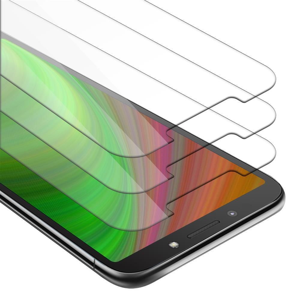 Cadorabo 3 Pellicole Vetro Temperato 9H Per Motorola Moto E5 Play, Trasparente, Anti Graffio, Compatibile 3D Touch