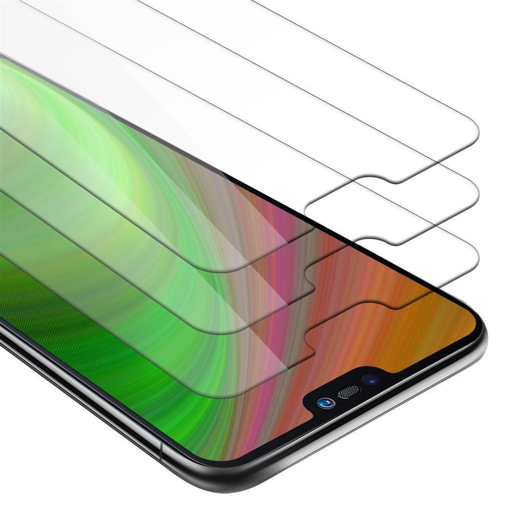 Cadorabo Cover Bicolore Per Huawei P20 Lite / Nova 3E - Silicone TPU Rosso E Nero + Retro In Vetro Temperato - 5