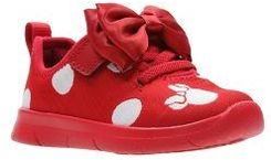 Zdjęcie Buty dziecięce Clarks Ath Bow F kolor red combi 26142411 - Biskupiec