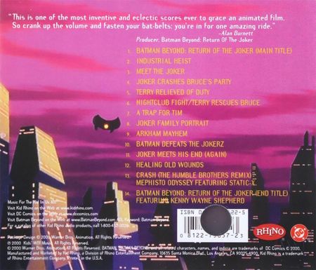 Batman Beyond: Return of the Joker [CD] - zdjęcie 2