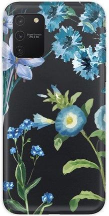 Casegadget Etui Nadruk Niebieskie Kwiaty Samsung Galaxy Note 10 Lite