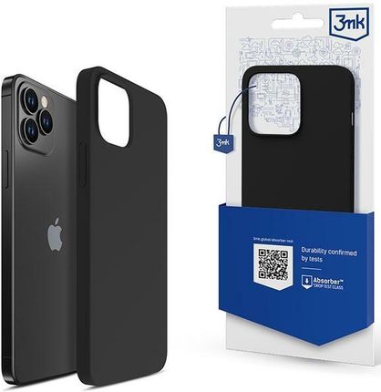 3Mk Silicone Case Iphone 12 Pro Max 6,7" Czarny/Black