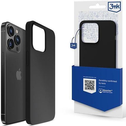 3Mk Silicone Case Iphone 14 Pro Max 6,7" Czarny/Black