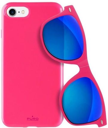Puro Sunny Kit Etui Iphone 7/8 Okulary Se 2020 / Se 2022 Różowy/Pink Ipc747Sunnykit1Pnk