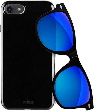 Puro Sunny Kit Etui Iphone 7/8 Okulary Se 2020 / Se 2022 Czarny/Black Ipc747Sunnykit1Blk