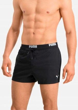 Spodenki kąpielowe męskie Puma Logo Short Lenght czarne 907659 03