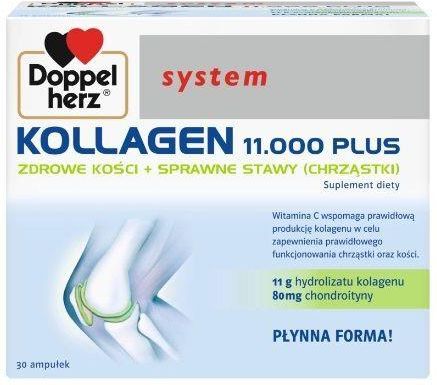 Doppelherz System Kollagen 11.000 Plus Płyn 30 Ampułek