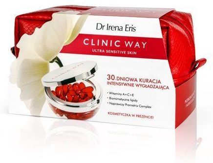 Dr Irena Eris Eris Clinic Way Dermokapsułki Rewitalizujące 30kaps + Kosmetyczka W Prezencie