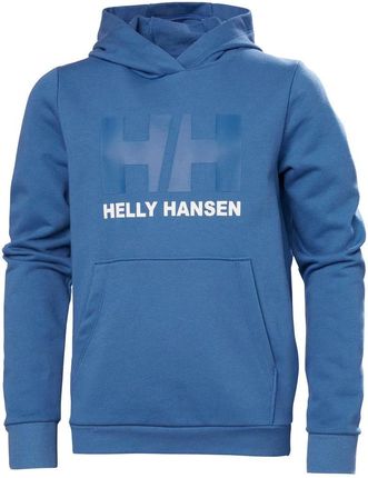 Bluza Helly Hansen Jr Hh Logo Hoodie 2.0 niebieski