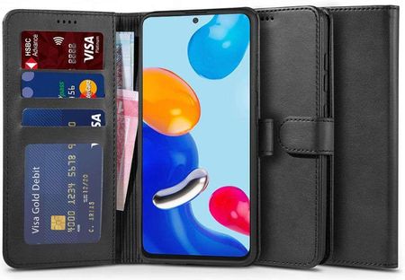 4Kom.Pl Etui Z Klapką Portfel Wallet Do Xiaomi Redmi Note 11 / 11S Black