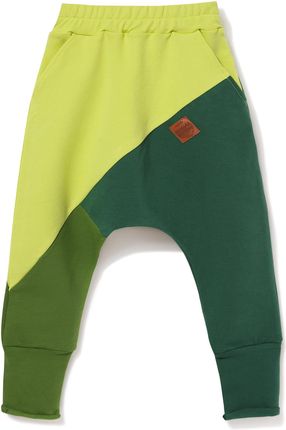 Spodnie szarawary zielone