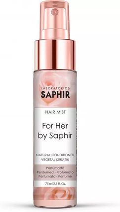 Saphir Women Hair Mist For Her Mgiełka Do Włosów Z Naturalną Odżywką I Roślinną Keratyną 75 Ml