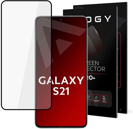 Alogy Szkło Hartowane Do Etui Full Glue Case Friendly Do Samsung Galaxy S21 Czarne