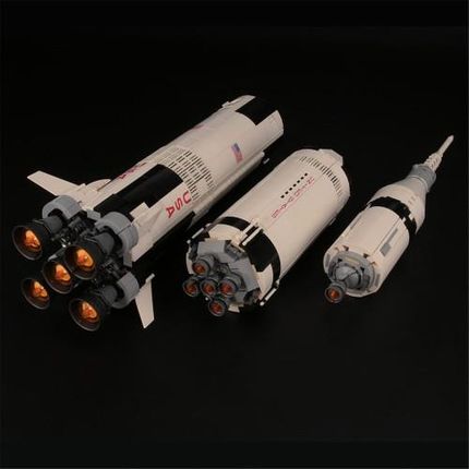 Lightailing Oświetlenie do LEGO Ideas 92176 Rakieta NASA Apollo Saturn V