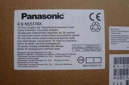 Panasonic Karta Kx Ns5174 16 Analog Linii Wewn