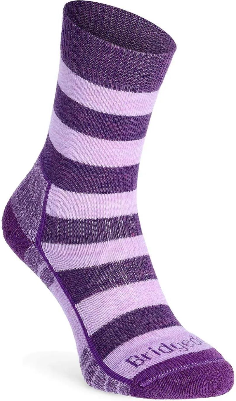 Skarpety Damskie Bridgedale Hike LW Merino Perf B Patrn - Lilac/purple ...