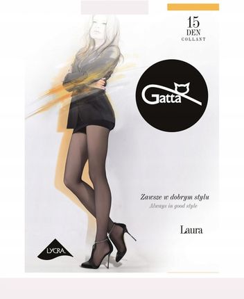 GATTA LAURA 15 Rajstopy damskie wz.00/5-XL/Panna