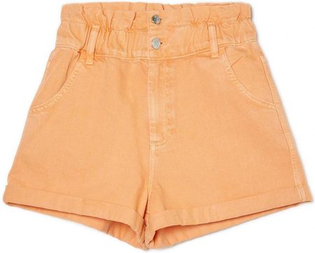 Cropp - Pomarańczowe szorty jeansowe - Pomarańczowy