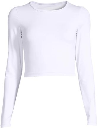 Koszulka CASALL Crop Long Sleeve biały