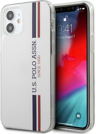 US POLO USHCP12SPCUSSWH IPHONE 12 MINI 5,4" BIAŁY/WHITE TRICOLOR COLLECTION