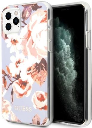 GUESS GUHCN65IMLFL02 IPHONE 11 PRO MAX LILIOWY/LILAC N°2 FLOWER COLLECTION