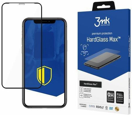 3Mk Hardglass Max Iphone Xs Max Black Fullscreen Glass