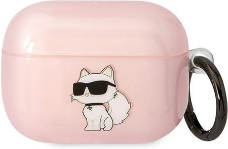 KARL LAGERFELD KLAPHNCHTCP AIRPODS PRO COVER RÓŻOWY/PINK IKONIK CHOUPETTE