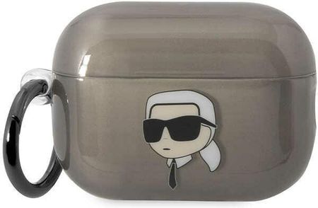 KARL LAGERFELD KKLAP2HNIKTCK AIRPODS PRO 2 COVER CZARNY/BLACK IKONIK KARL LAGERFELD