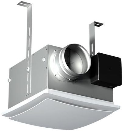 DALAP FEL wentylator do sufitów podwieszanych z zaworem zwrotnym i filtrem Ø 125 mm, cichy