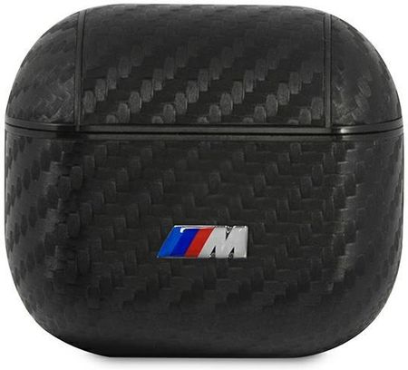 BMW BMA3WMPUCA AIRPODS 3 COVER CZARNY/BLACK PU CARBON M COLLECTION