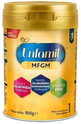 Enfamil Premium MFGM 1 Mleko Początkowe Od Urodzenia 900g