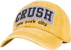 Czapka z daszkiem unisex naszywka CRUSH New York