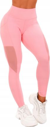 Damskie Legginsy Fitness Siłownia Pink GymBeam Xs