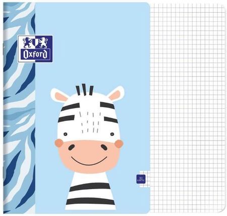 Oxford Zeszyt Kids A5 W Kratkę 32 Kartkowy Zebra