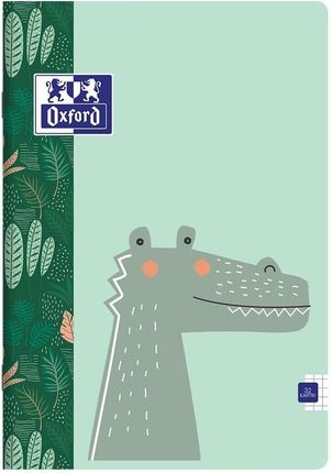 Oxford Zeszyt Kids A4 W Kratkę 32 Kartkowy Krokodyl