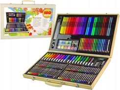 Zdjęcie Leantoys Zestaw Artystyczny Do Malowania Drewniana Walizka - Nowe Brzesko