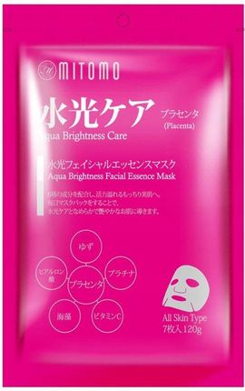 Yasumi Mitomo Aqua Brightness Facial Essence Mask Maseczka Do Twarzy 7 szt.