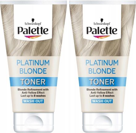 Palette Platinum Blonde Toner Do Włosów 2X150Ml