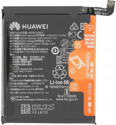 HUAWEI Bateria P40 Pro 02353Met Hb536378Eew 4200Ma