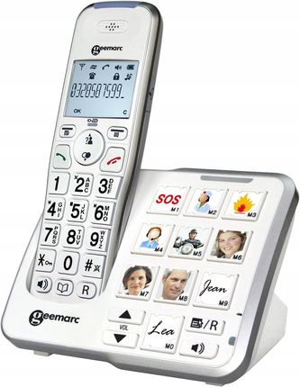 Geemarc Telefon bezprzewodowy DECT295PHOTO_WH_VDE