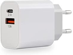 Mutto Ładowarka Usb C 10W Qc3.0 2 Porty [Usb C & Usb A] Uniwersalna Szybka Ładowarka Usb Do Iphone 13 12 Pro 11 X Xs Xr 8 Plus Airpods 2 Ipad Macb