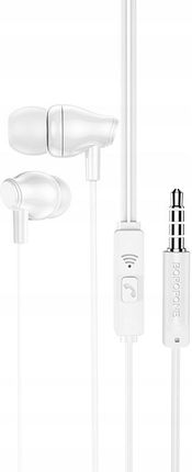 Borofone Słuchawki BM61 Wanderer z mikrofonem biał